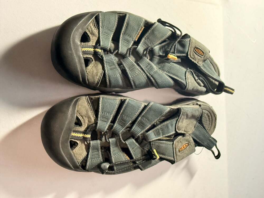 KEEN Newport H2 Waterproof Hiking Sandals Gray Blue